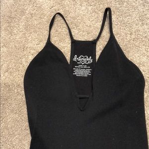 Free people black bodysuit